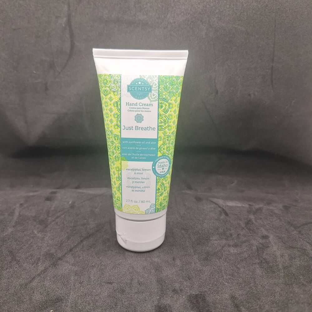 Scentsy Just Breathe Hand Cream – 2.7 fl oz (80 mL)